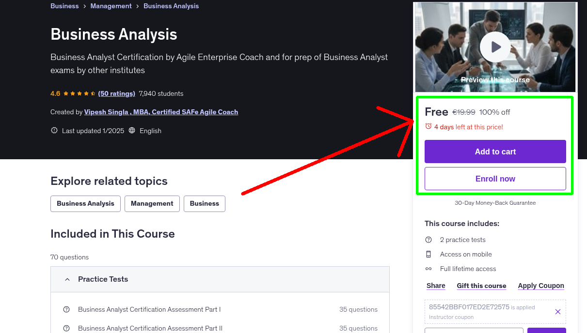 Business Analysis