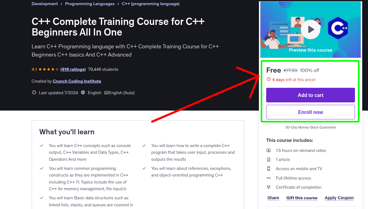 C++ Complete Training Course for C++ Beginners All In One