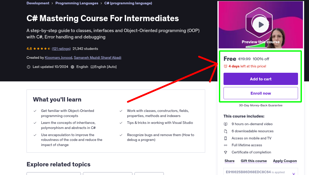 C# Mastering Course For Intermediates