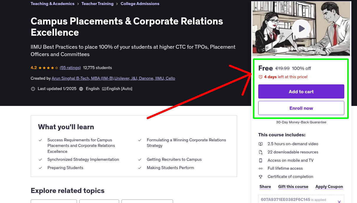 Campus Placements & Corporate Relations Excellence