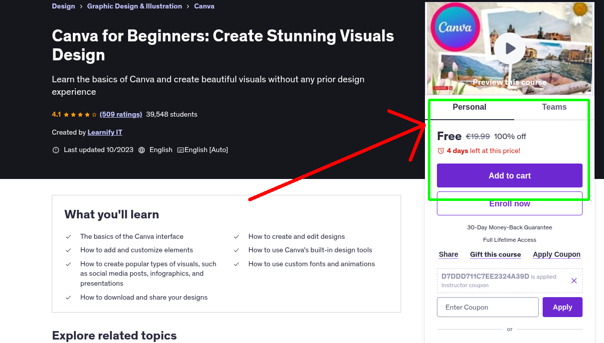 Canva for Beginners: Create Stunning Visuals Design