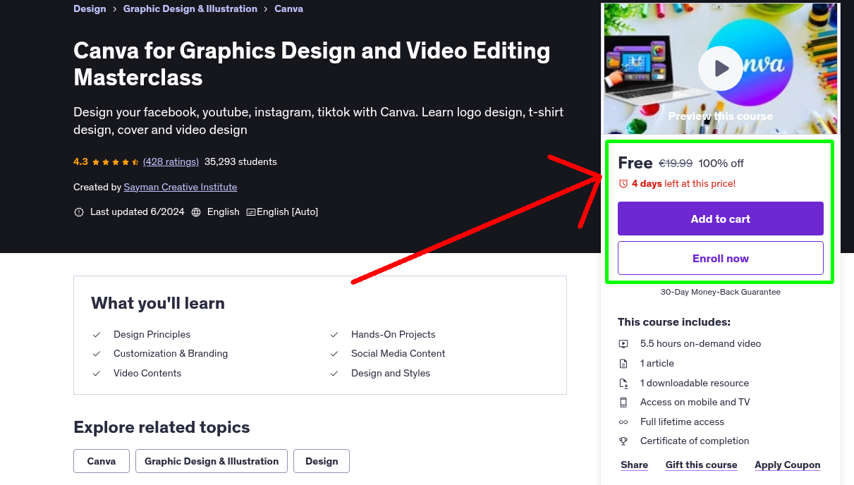 Canva for Graphics Design and Video Editing Masterclass