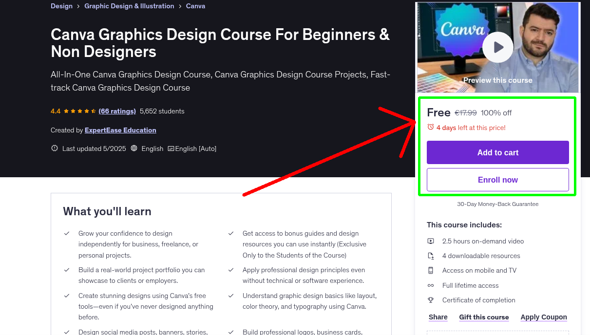 Canva Graphics Design Course For Beginners & Non Designers