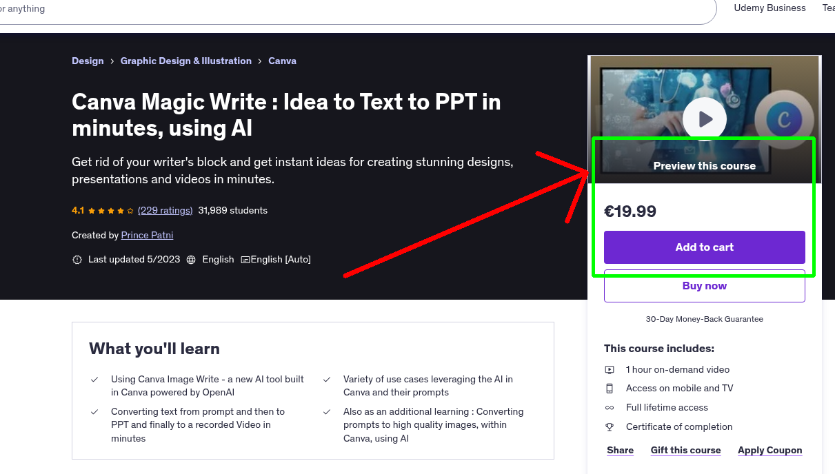 Canva Magic Write : Idea to Text to PPT in minutes, using AI
