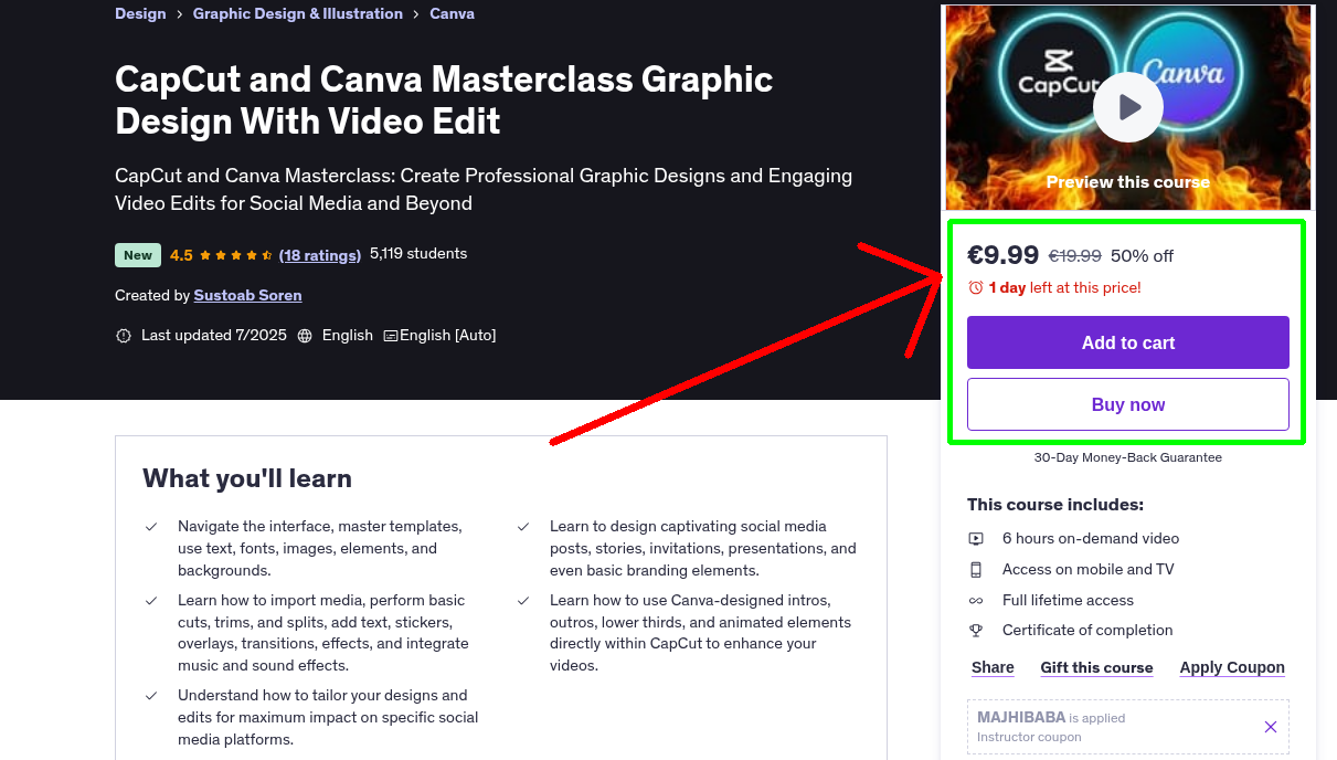 CapCut and Canva Masterclass Graphic Design With Video Edit