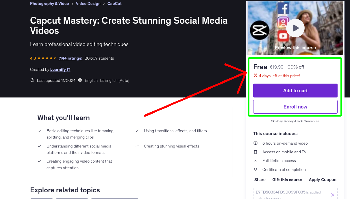 Capcut Mastery: Create Stunning Social Media Videos