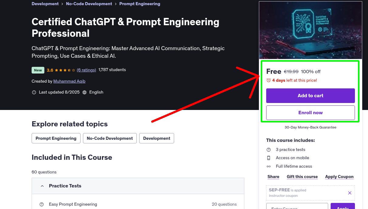 Certified ChatGPT & Prompt Engineering Professional