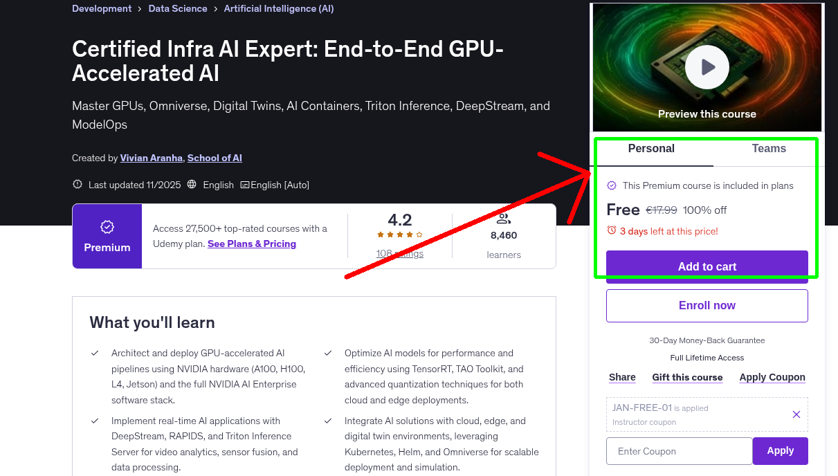 Certified Infra AI Expert: End-to-End GPU-Accelerated AI