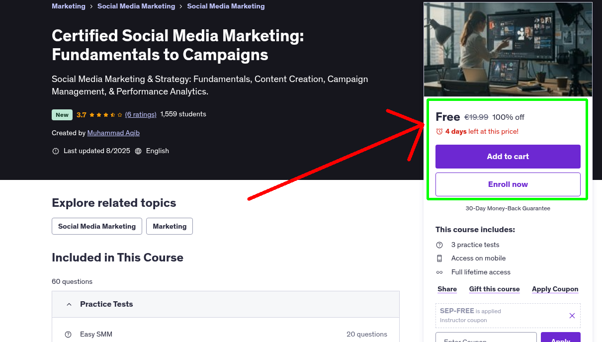 Certified Social Media Marketing: Fundamentals to Campaigns
