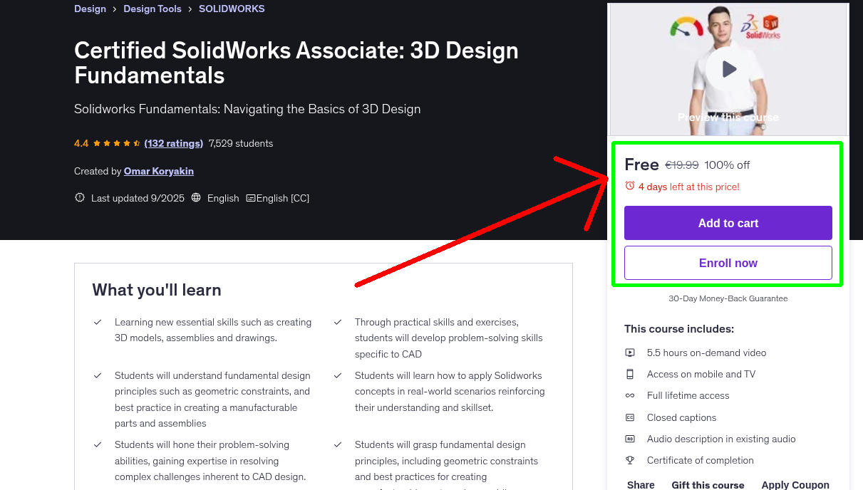 Certified SolidWorks Associate: 3D Design Fundamentals