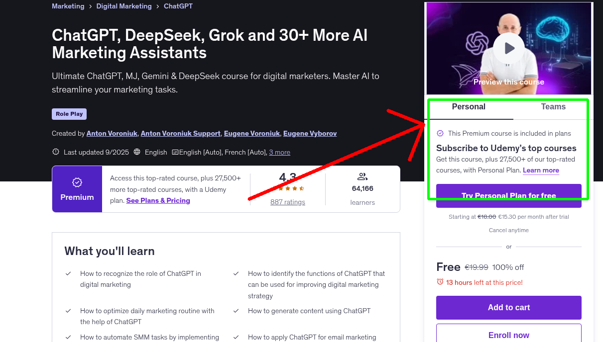 ChatGPT, DeepSeek, Grok and 30+ More AI Marketing Assistants