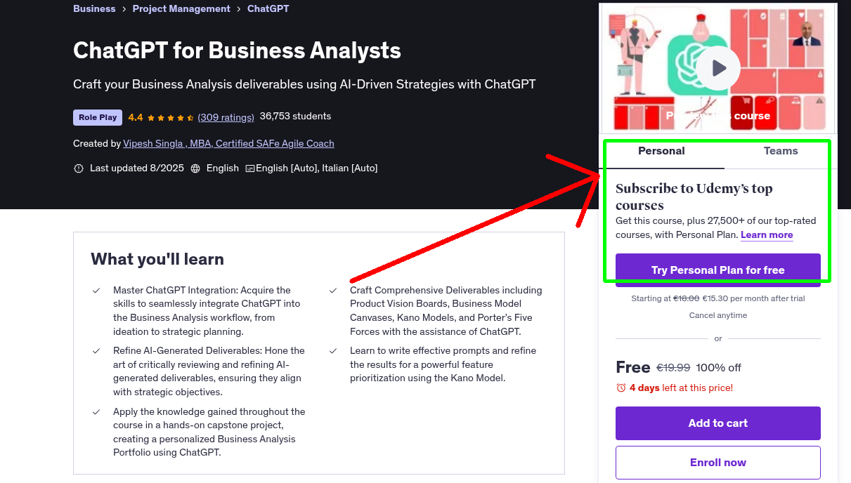 ChatGPT for Business Analysts