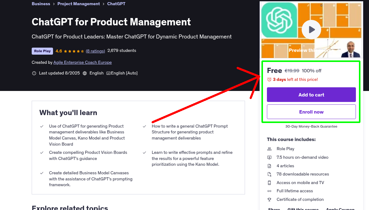 ChatGPT for Product Management