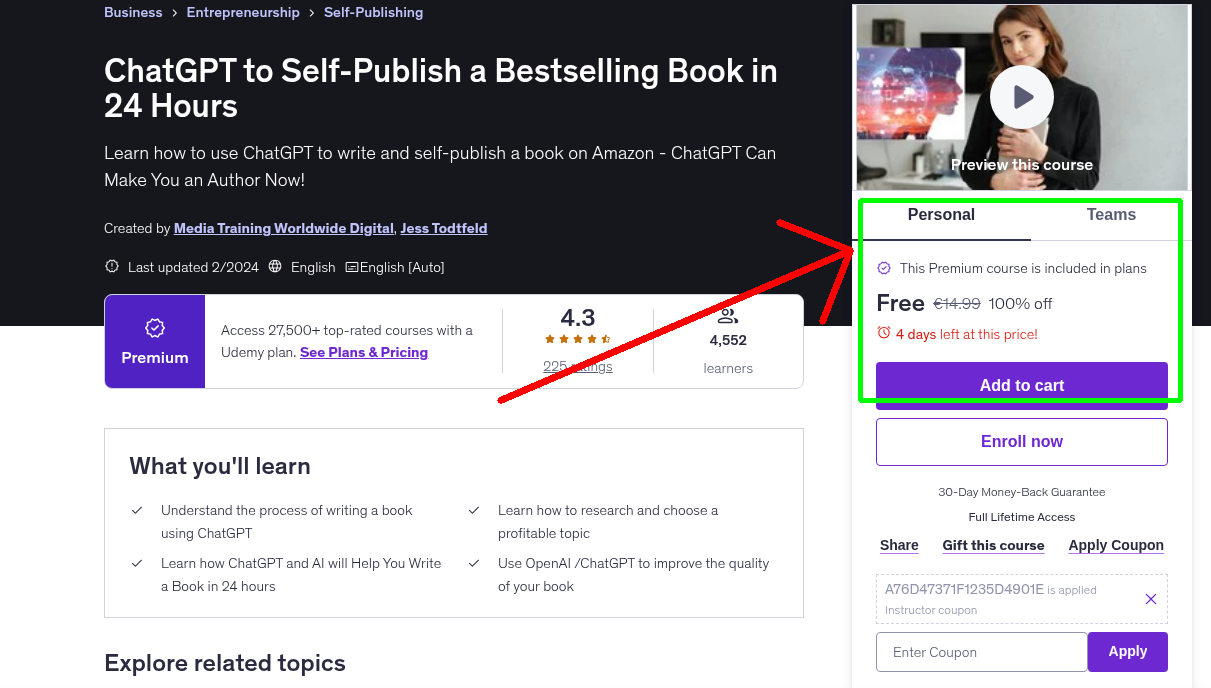 ChatGPT to Self-Publish a Bestselling Book in 24 Hours