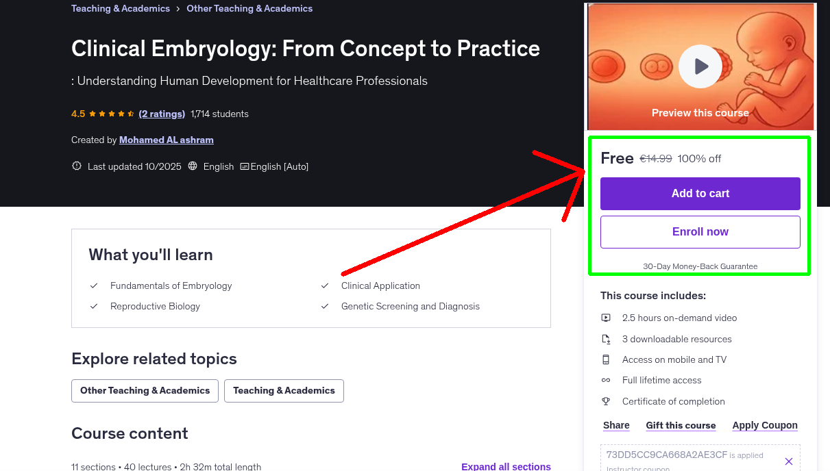 Clinical Embryology: From Concept to Practice