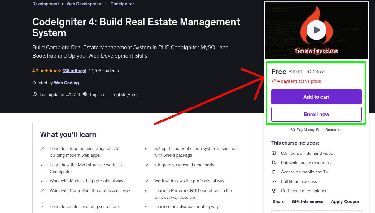 CodeIgniter 4: Build Real Estate Management System