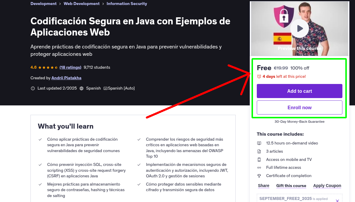 Codificación Segura en Java con Ejemplos de Aplicaciones Web