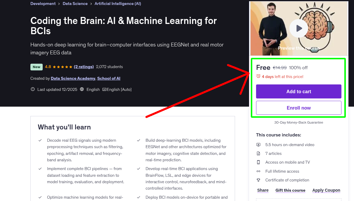 Coding the Brain: AI & Machine Learning for BCIs