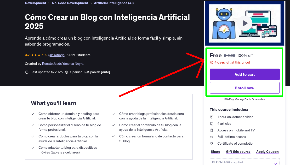 Cómo Crear un Blog con Inteligencia Artificial 2025