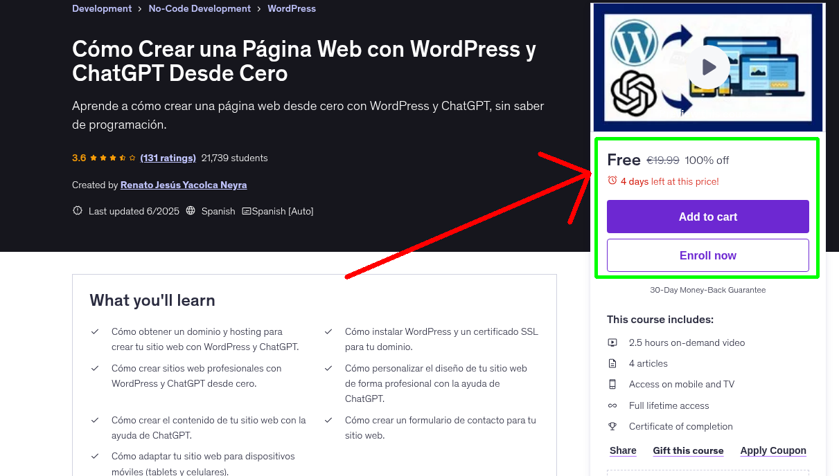 Cómo Crear una Página Web con WordPress y ChatGPT Desde Cero