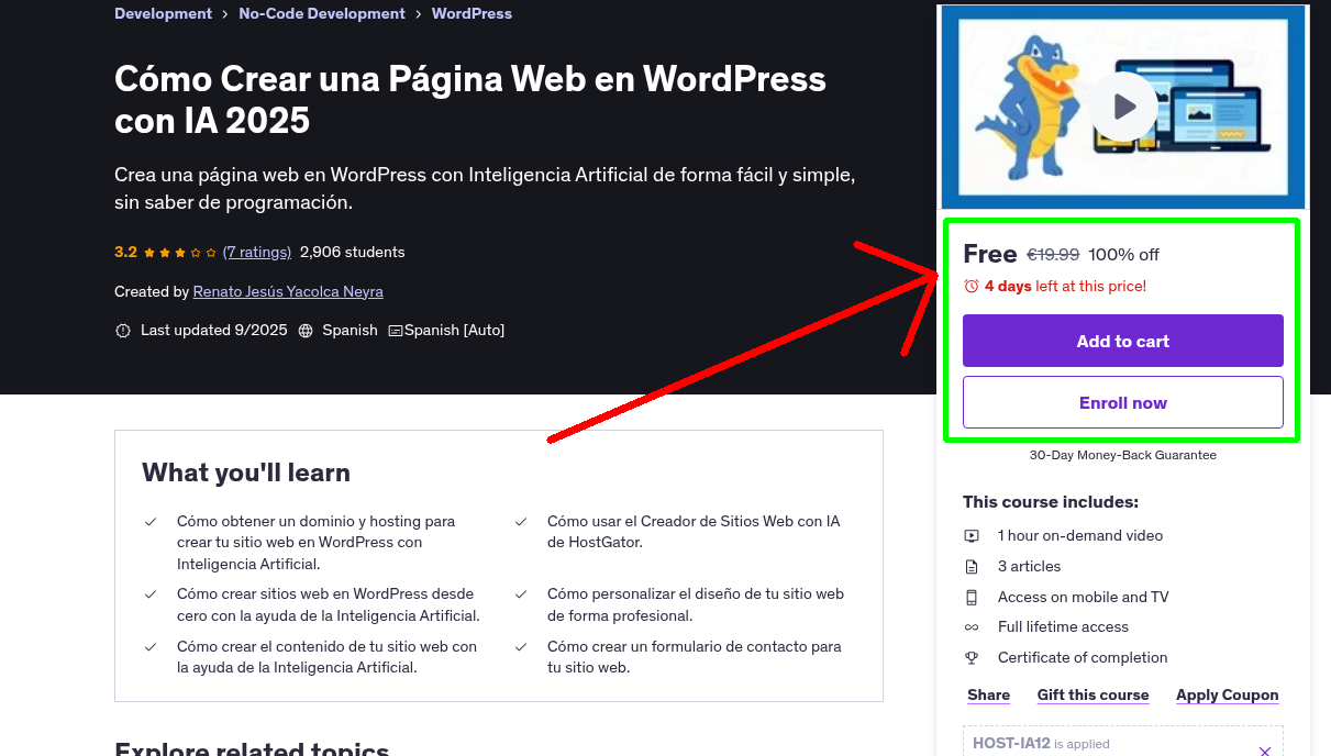 Cómo Crear una Página Web en WordPress con IA 2025