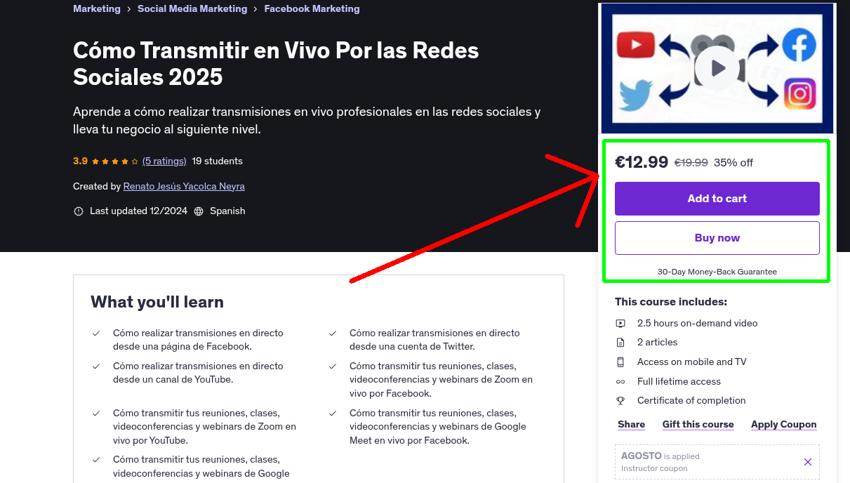 Cómo Transmitir en Vivo Por las Redes Sociales 2025