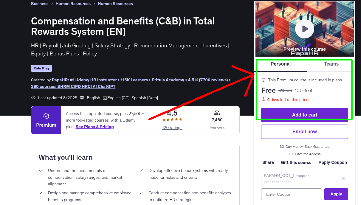 Compensation and Benefits (C&B) in Total Rewards System [EN]
