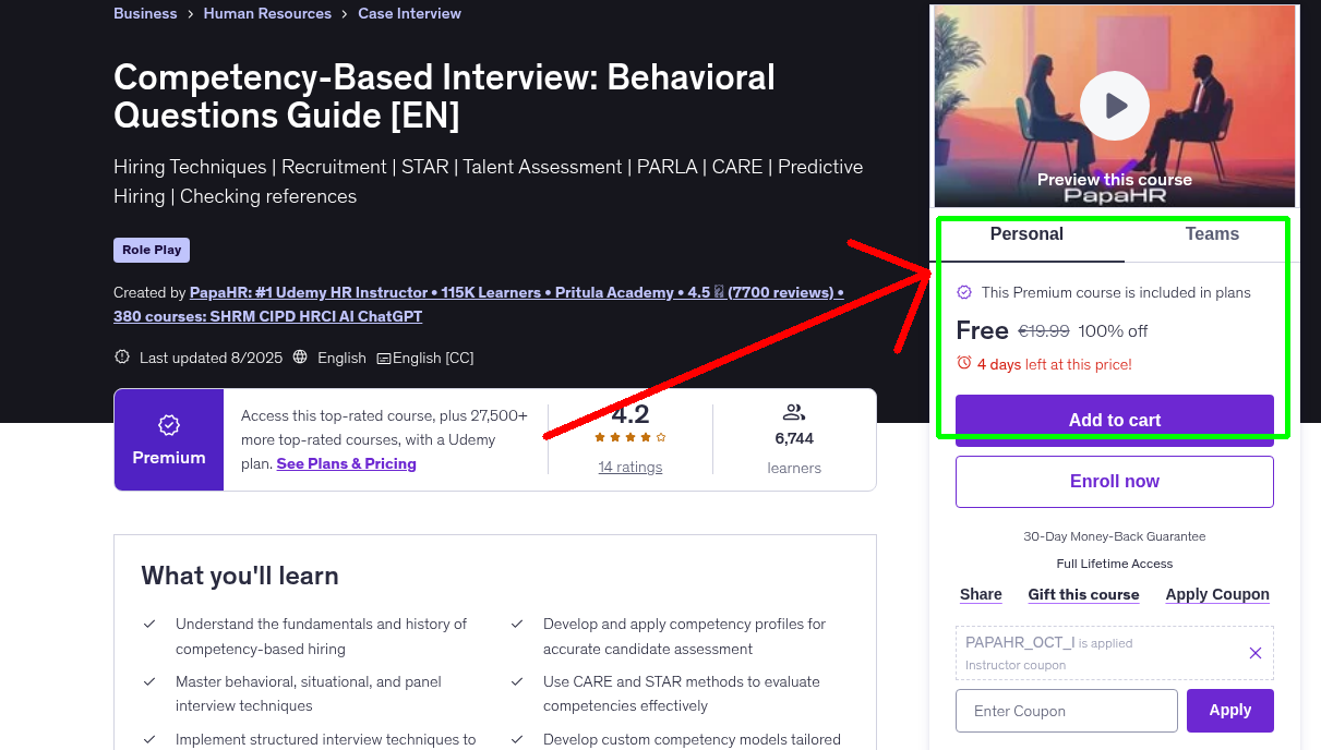 Competency-Based Interview: Behavioral Questions Guide [EN]