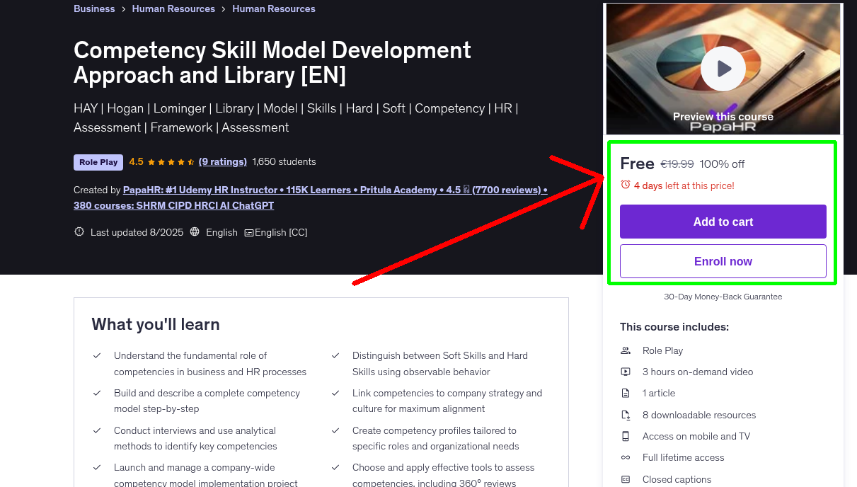 Competency Skill Model Development Approach and Library [EN]