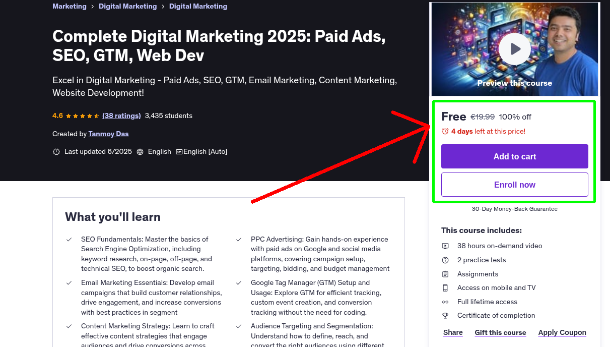 Complete Digital Marketing 2025: Paid Ads, SEO, GTM, Web Dev