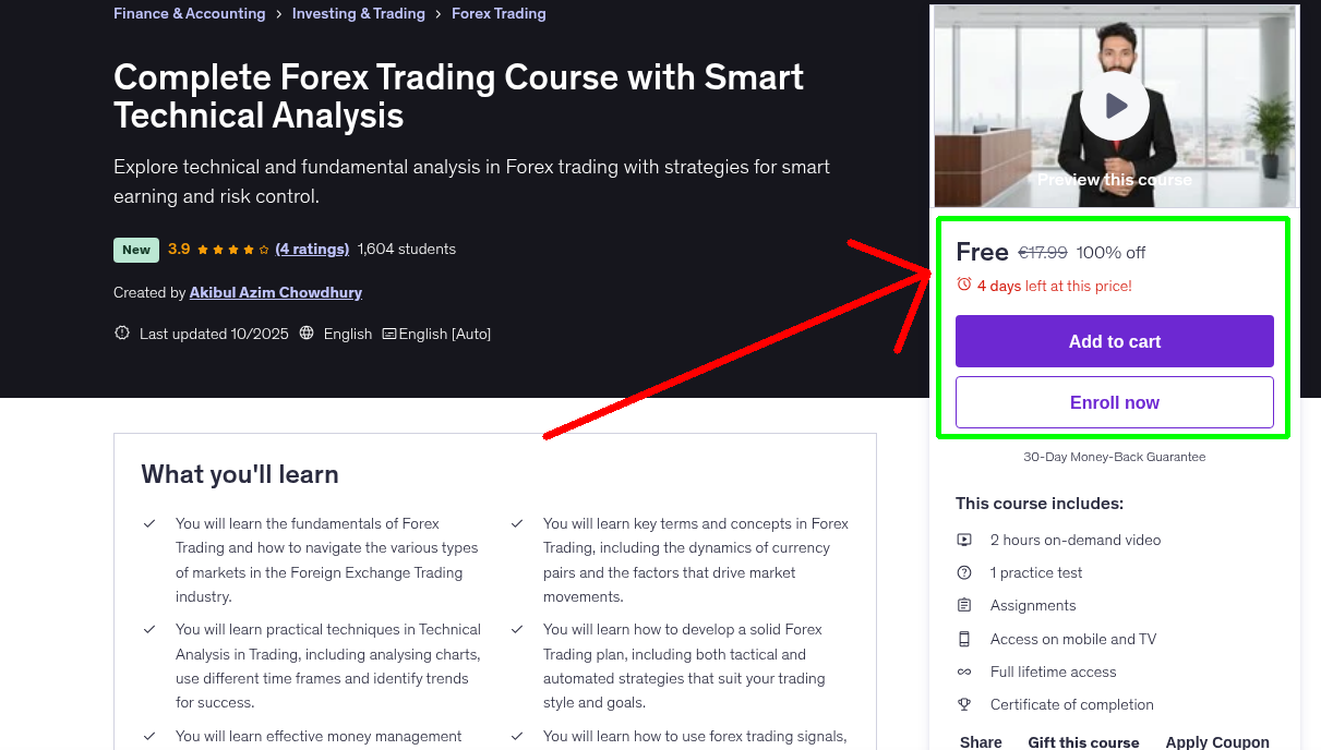 Complete Forex Trading Course with Smart Technical Analysis