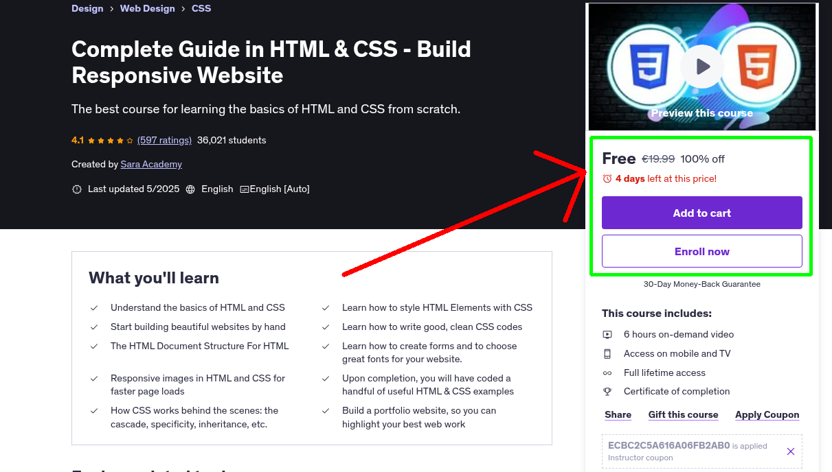 Complete Guide in HTML & CSS - Build Responsive Website