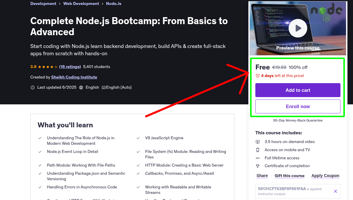Complete Node.js Bootcamp: From Basics to Advanced