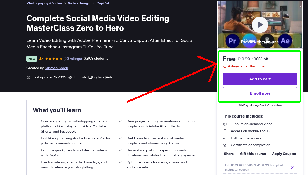 Complete Social Media Video Editing MasterClass Zero to Hero