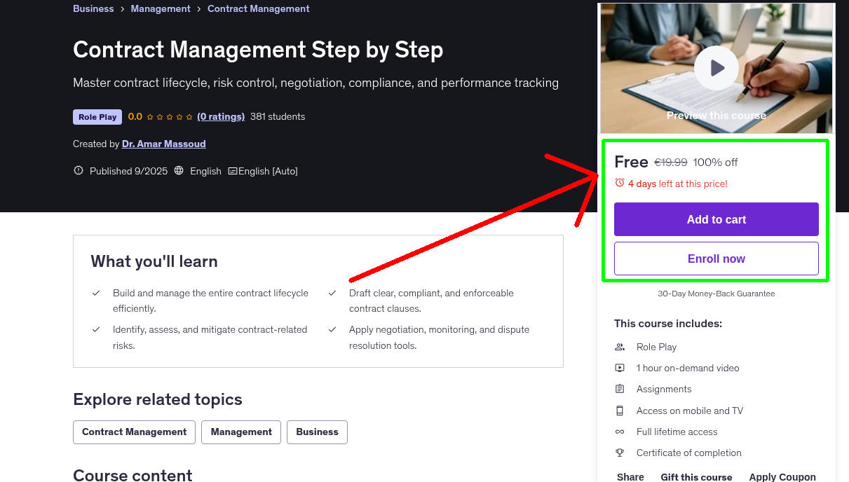 Contract Management Step by Step