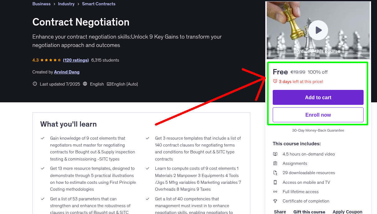 Contract Negotiation