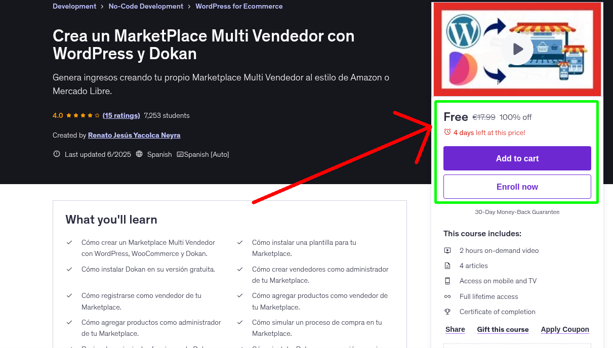 Crea un MarketPlace Multi Vendedor con WordPress y Dokan