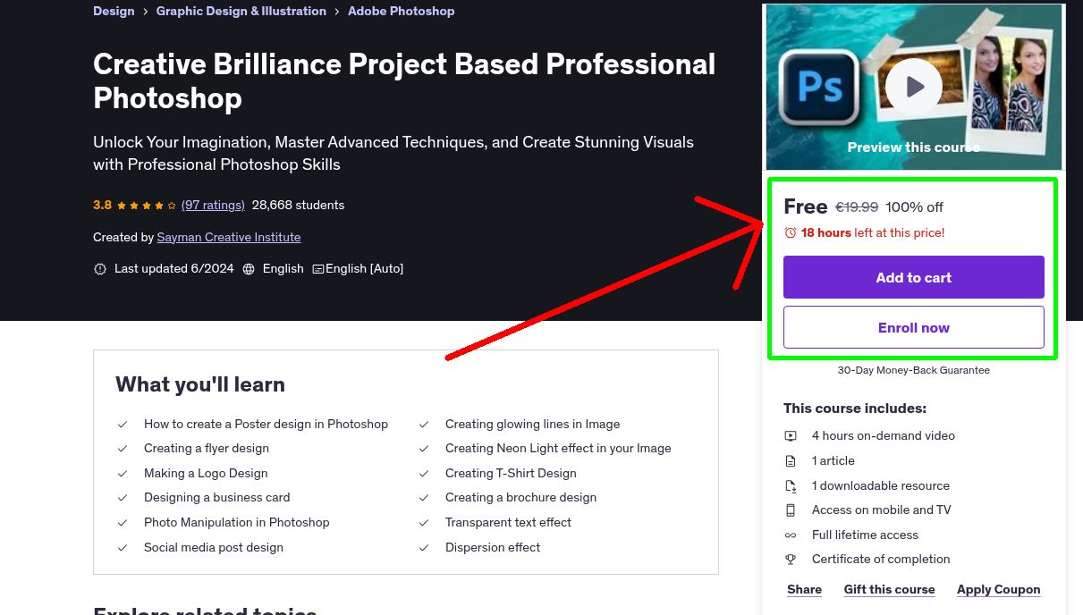 Creative Brilliance Project Based Professional Photoshop