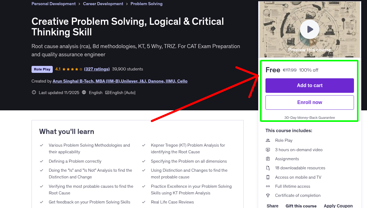 Creative Problem Solving, Logical & Critical Thinking Skill