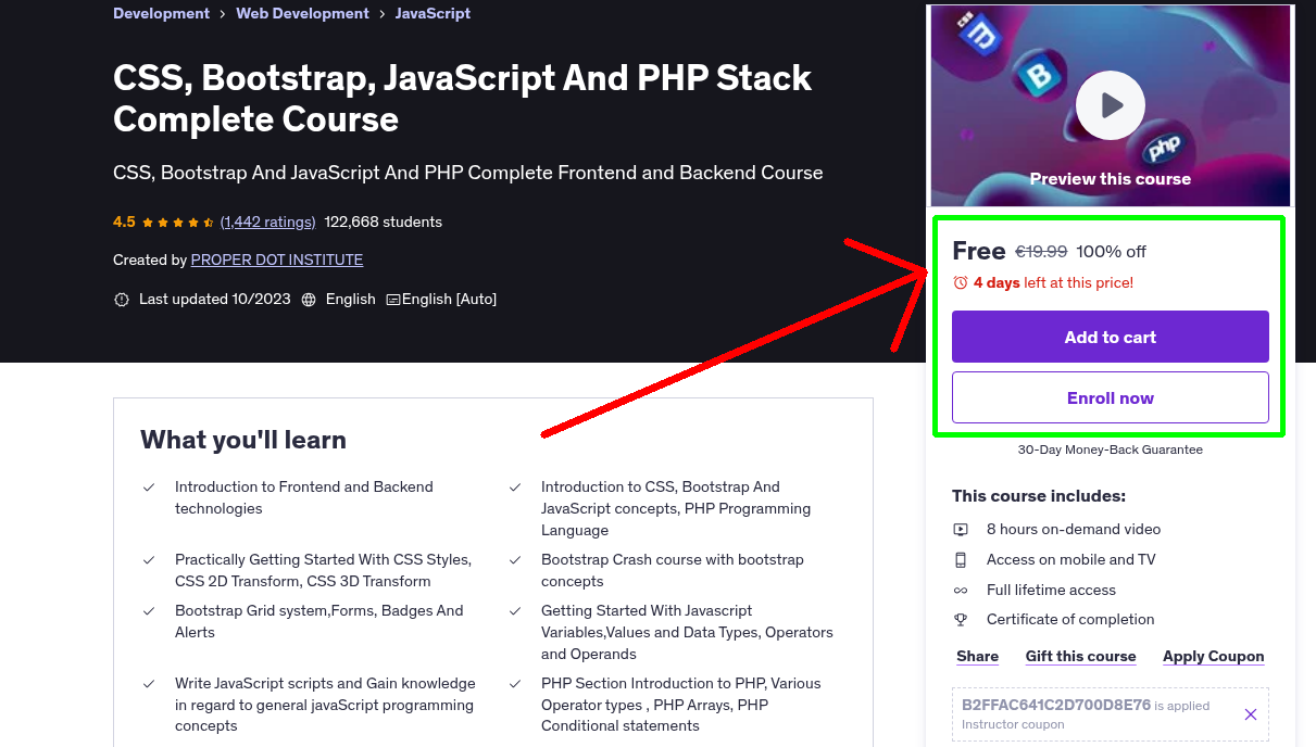 CSS, Bootstrap, JavaScript And PHP Stack Complete Course