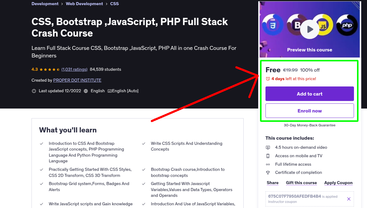 CSS, Bootstrap ,JavaScript, PHP Full Stack Crash Course