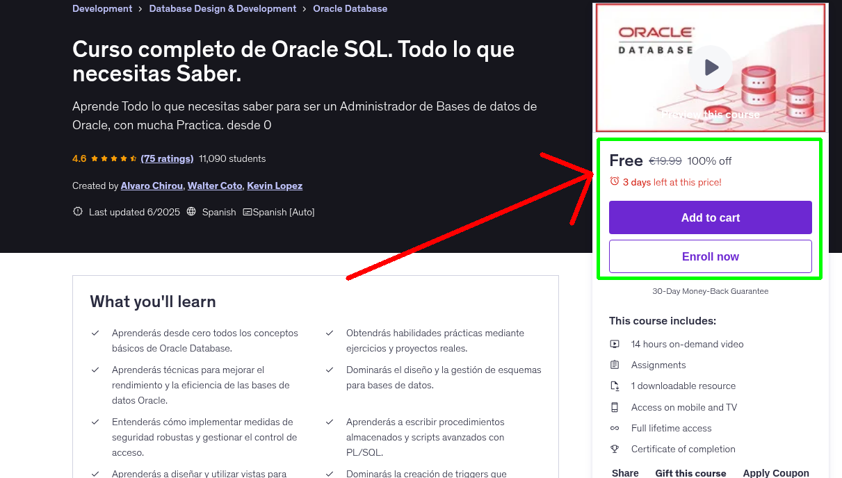 Curso completo de Oracle SQL. Todo lo que necesitas Saber.