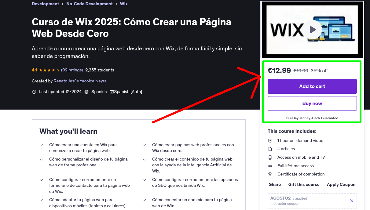 Curso de Wix 2025: Cómo Crear una Página Web Desde Cero