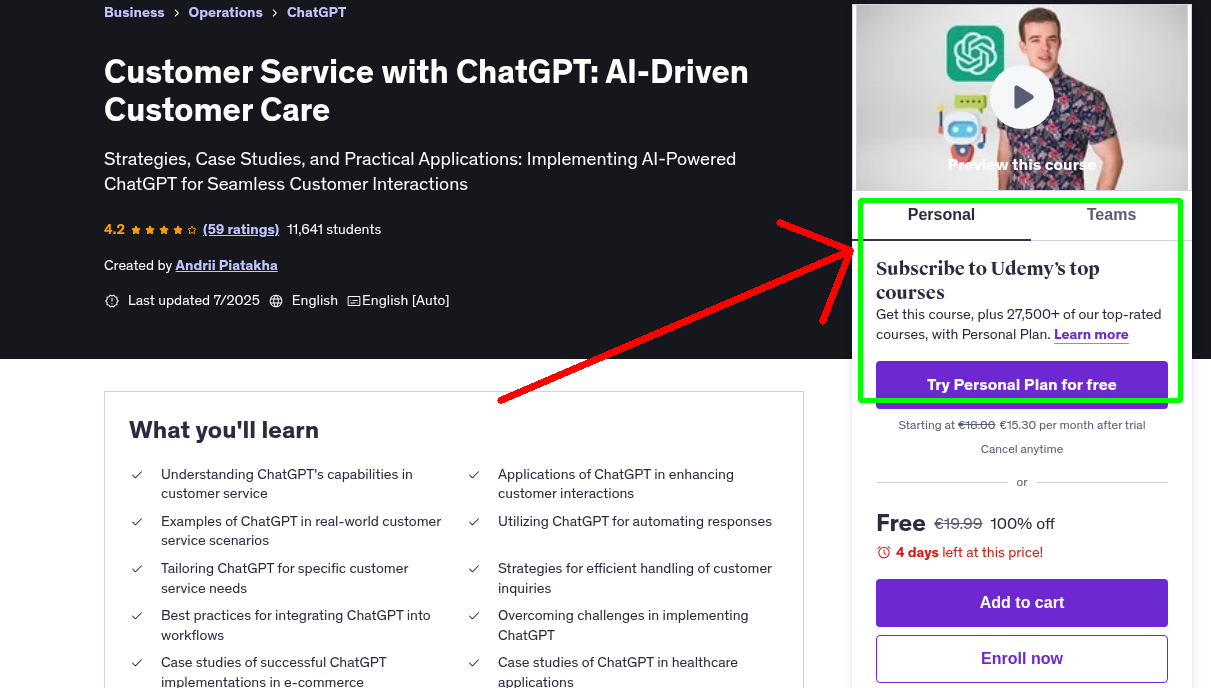 Customer Service with ChatGPT: AI-Driven Customer Care