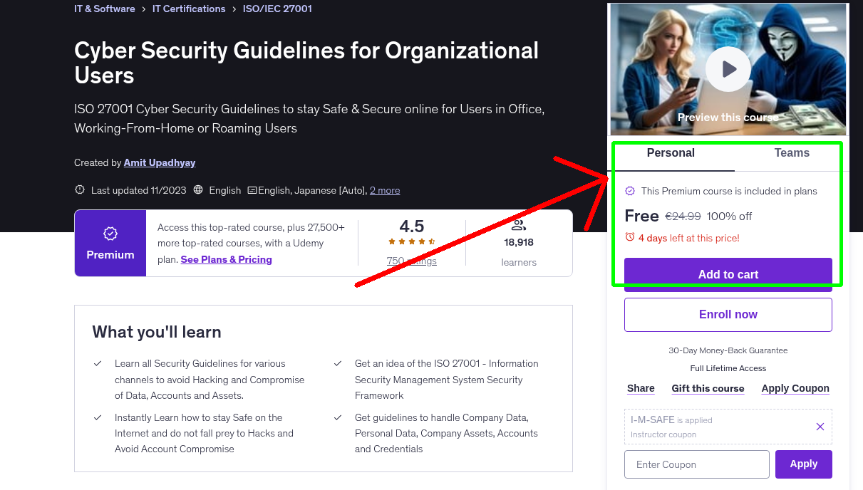 Cyber Security Guidelines for Organizational Users