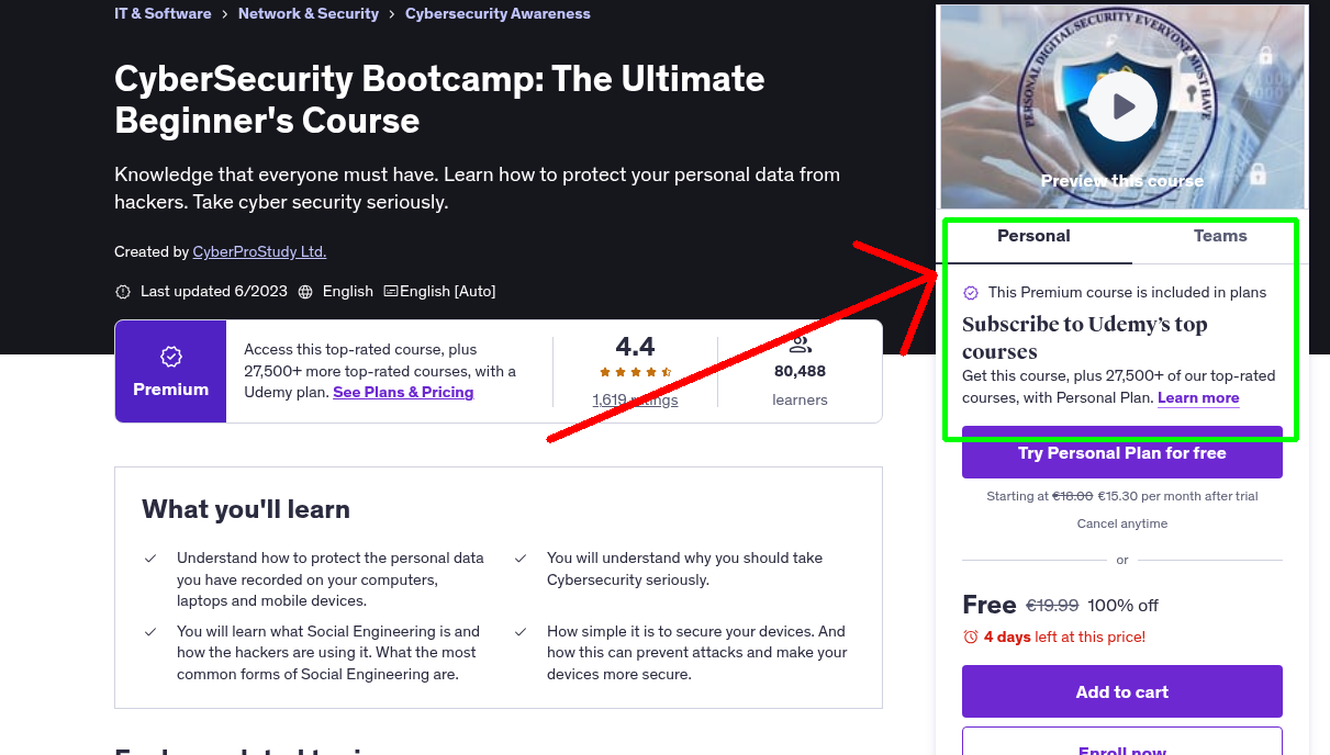 CyberSecurity Bootcamp: The Ultimate Beginner's Course
