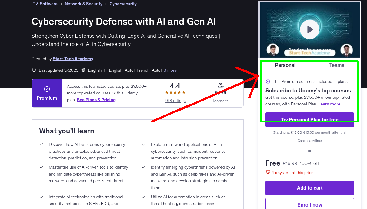Cybersecurity Defense with AI and Gen AI