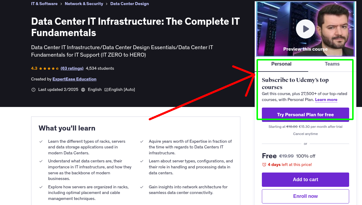 Data Center IT Infrastructure: The Complete IT Fundamentals