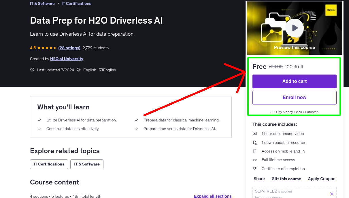 Data Prep for H2O Driverless AI