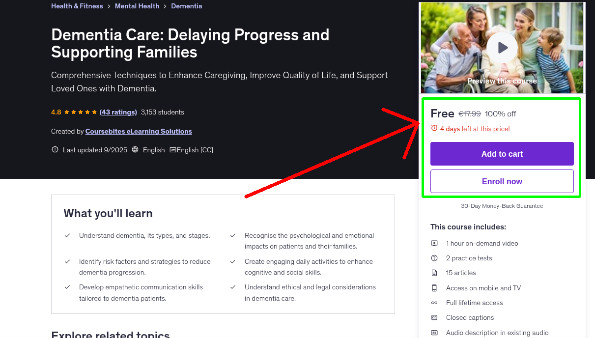 Dementia Care: Delaying Progress and Supporting Families